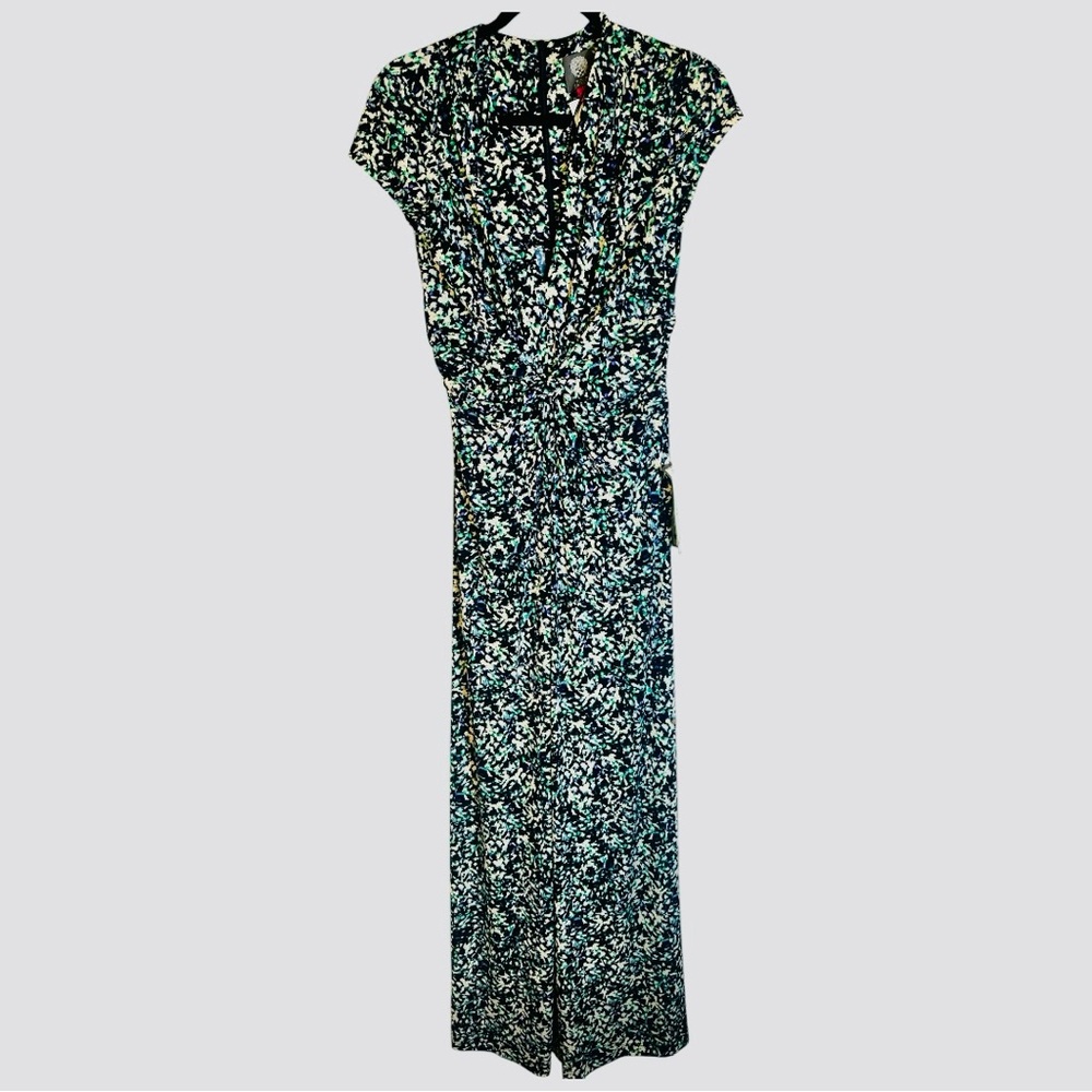 Vince Camuto Printed Twist Front Wide Leg Jumpsuit NWT - Picture 7 of 11